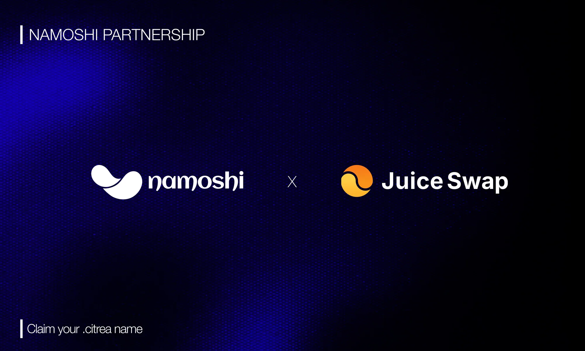 namoshi x Juice Swap partnership