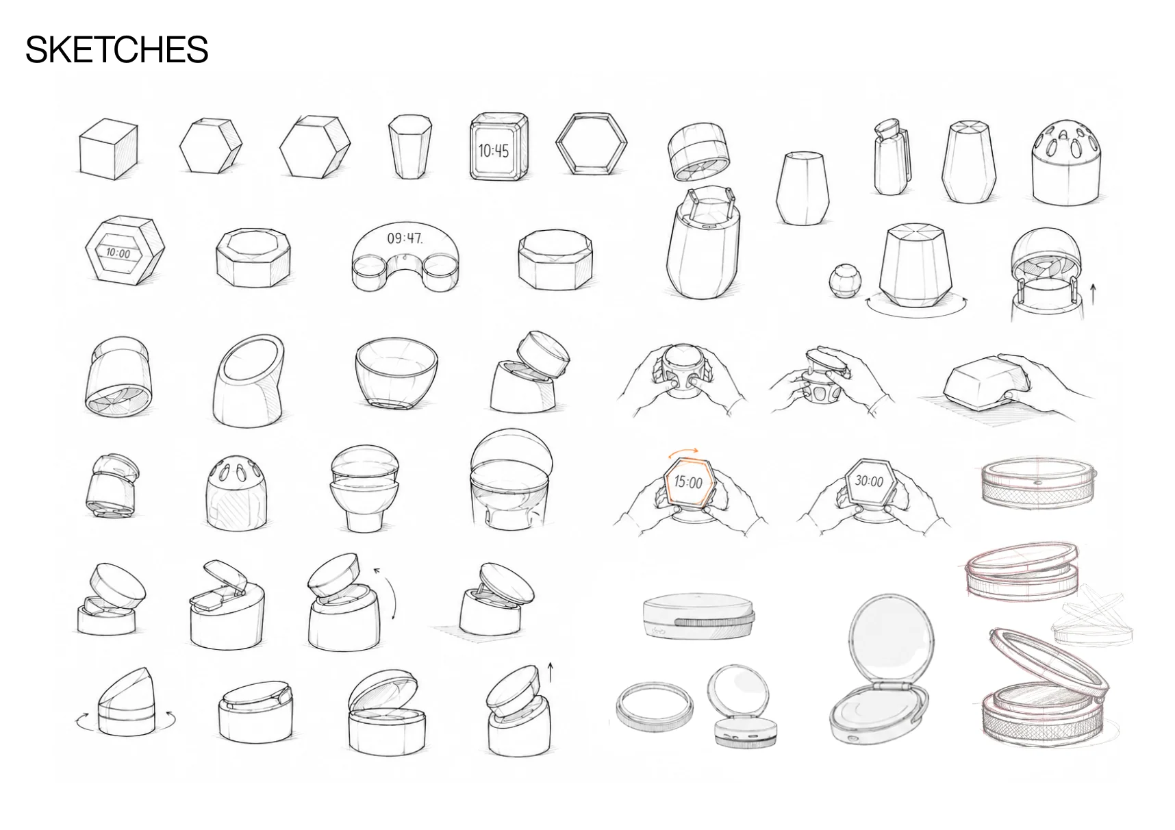 Ideation sketches